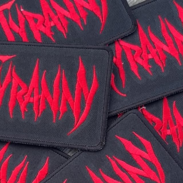 Patch – rødt logo